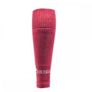 Plain Pro Footless Sleeve Socks Maroon Senior