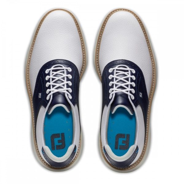 Mens Traditions Golf Shoes White