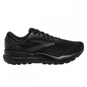 Mens Ghost 16 Running Shoes Black (Wide Fit EE)