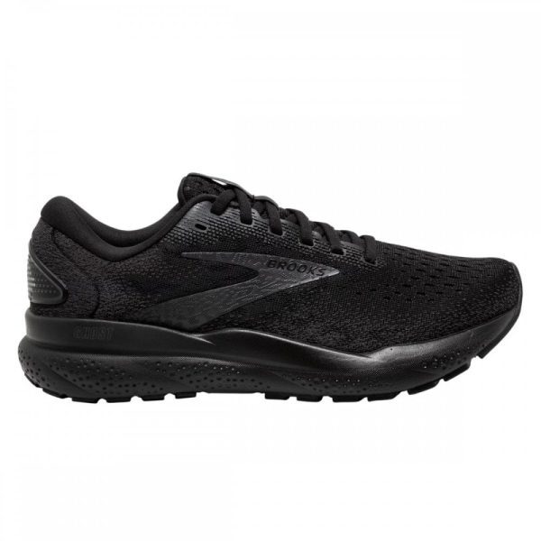 Mens Ghost 16 Running Shoes Black (Wide Fit EE)