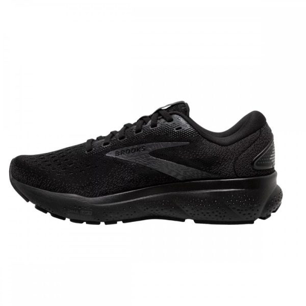 Mens Ghost 16 Running Shoes Black (Wide Fit EE)