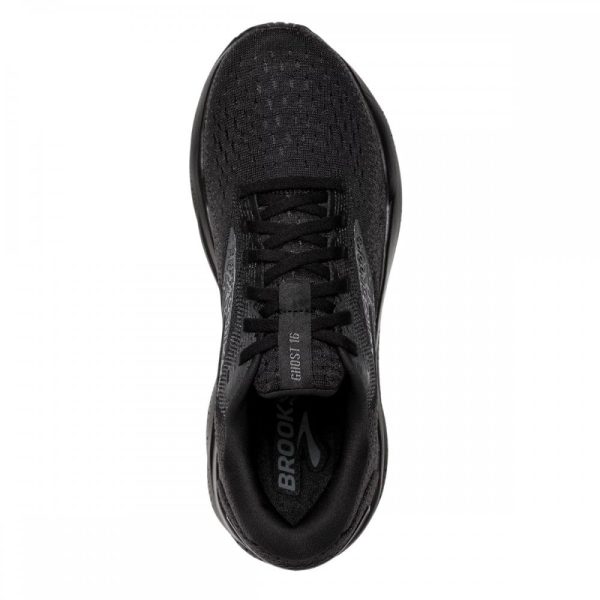 Mens Ghost 16 Running Shoes Black (Wide Fit EE)