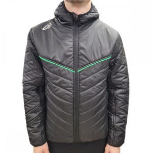 Padded Club Jacket Black/Green