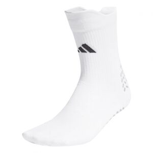 Football Crew Performance Grip Socks White
