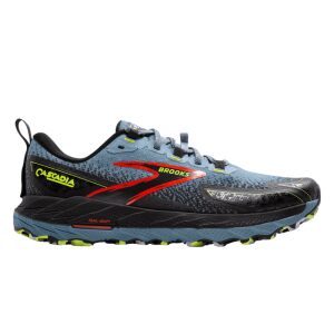 Mens Cacadia 18 Trail Running Shoes Blue