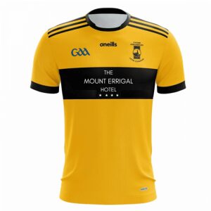 Mens St Eunans GAA Black/Yellow Jersey