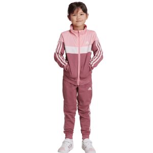 Junior Kids Tiberio 3-Stripes Colorblock Tracksuit Pink