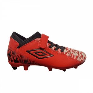 Kids Formation II FG Velcro Football Boots Red