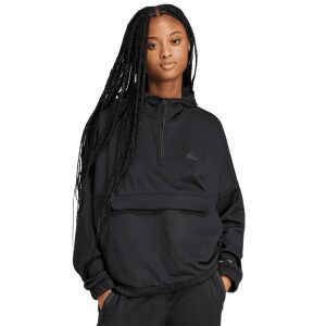 Womens City Escape Fleece Hoodie Black