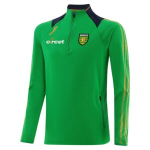 Mens Donegal GAA Dynamo Green Brushed Half Zip Top