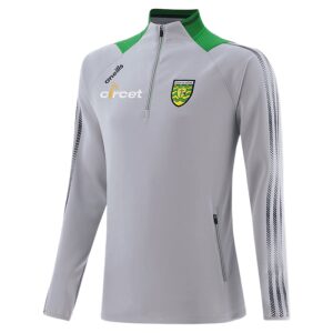Mens Donegal GAA Dynamo Grey Hybrid Half Zip Top