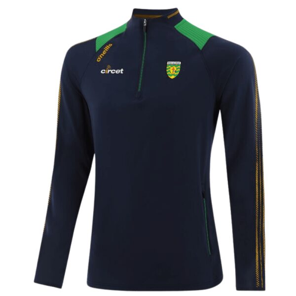Mens Donegal GAA Dynamo Navy Brushed Half Zip Top