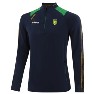 Kids Donegal GAA Dynamo Navy Brushed Half Zip Top