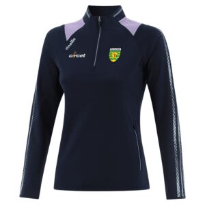 Kids Donegal GAA Dynamo Navy Brushed Half Zip Top