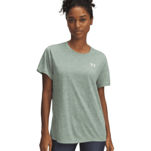 Women's UA Tech Twist Short Sleeve Green