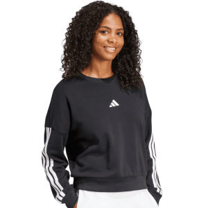 Womens Essentials 3-Stripes French Terry Sweatshirt