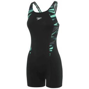 Womens High Neck Splice Cross Back Swimsuit