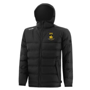 Adults St Eunans GAA Eclipse Black Hooded Padded Jacket