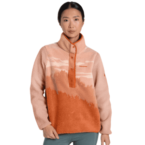 Womens Rosemary Overhead Fleece Orange