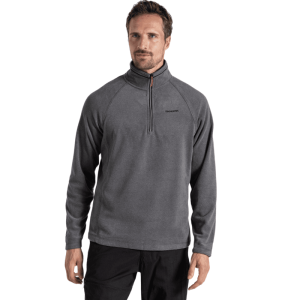 Mens Corey VI Half Zip Fleece Grey
