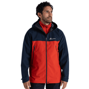 Men's Maris 2.5L Stretch Waterproof Jacket Navy/Red
