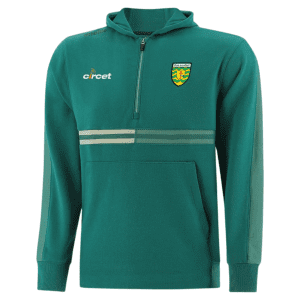 Mens Donegal GAA Nepal Green Fleece Half Zip Hoodie