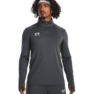 Mens UA Challenger Half Zip Grey