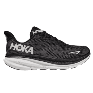Mens Clifton 9 Running Shoes Wide Fit EE Black