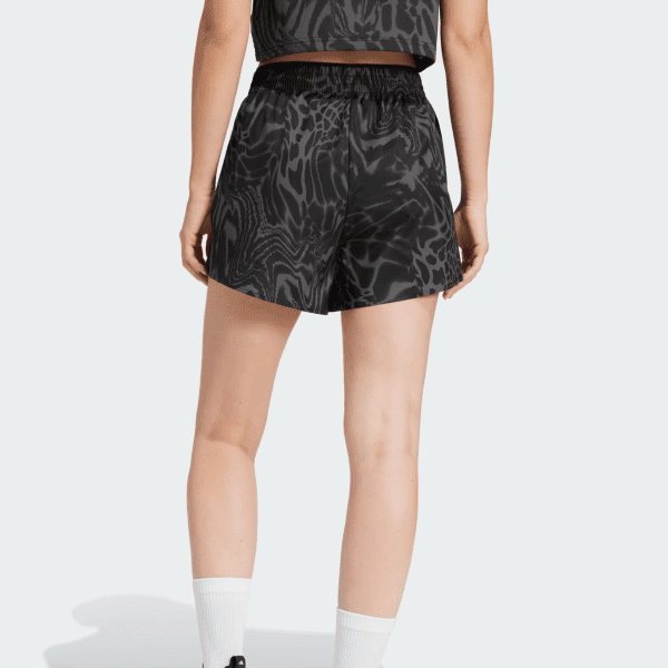 Womens Train Essentials All Over Print Workout Shorts