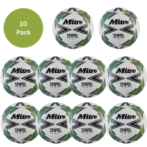 10 Pack Impel One Training Ball White Size 4