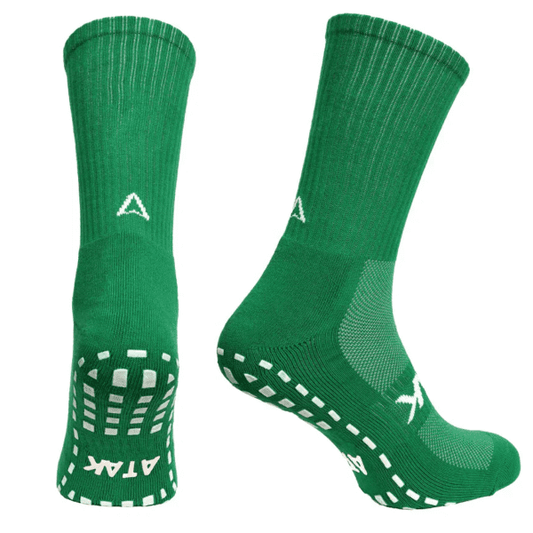 Shox Mid Leg Grip Socks Green